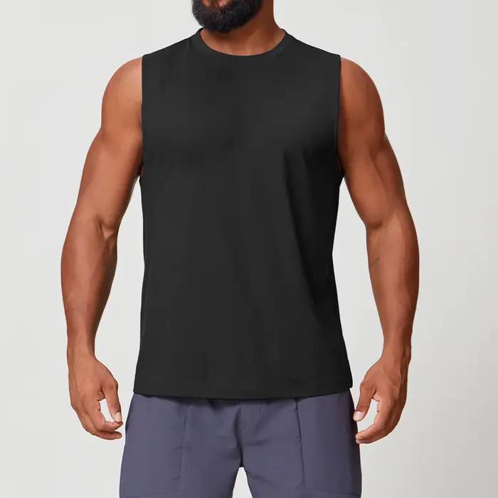 Débardeur de sport compressif sans manches pour homme – Idéal pour le fitness, l'été, les activités 
