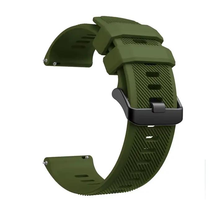 Pour Garmin Forerunner 255 musique 265 745 965 Bracelet 22mm Silicone Bracelet de sport pour Garmin 