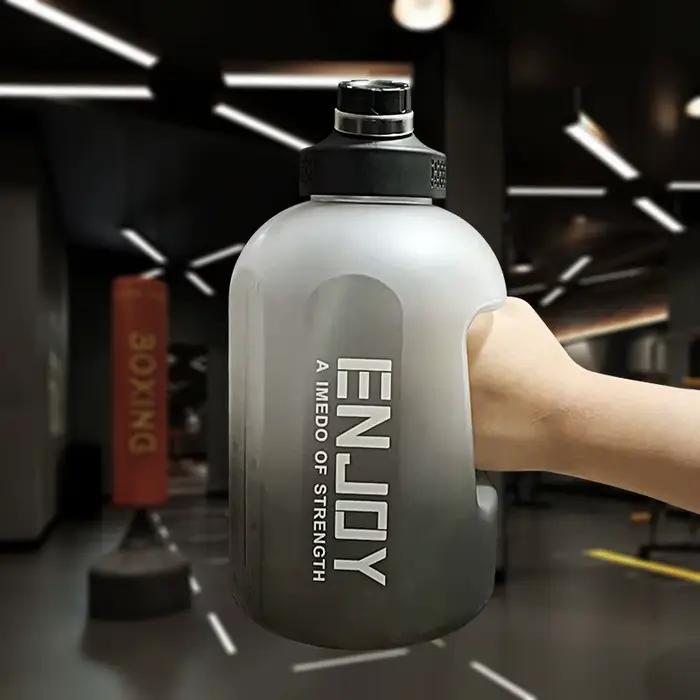 Bouteille d'eau de sport de 3 litres avec poignée, grande capacité, Fitness, bouilloire dégradée, bo