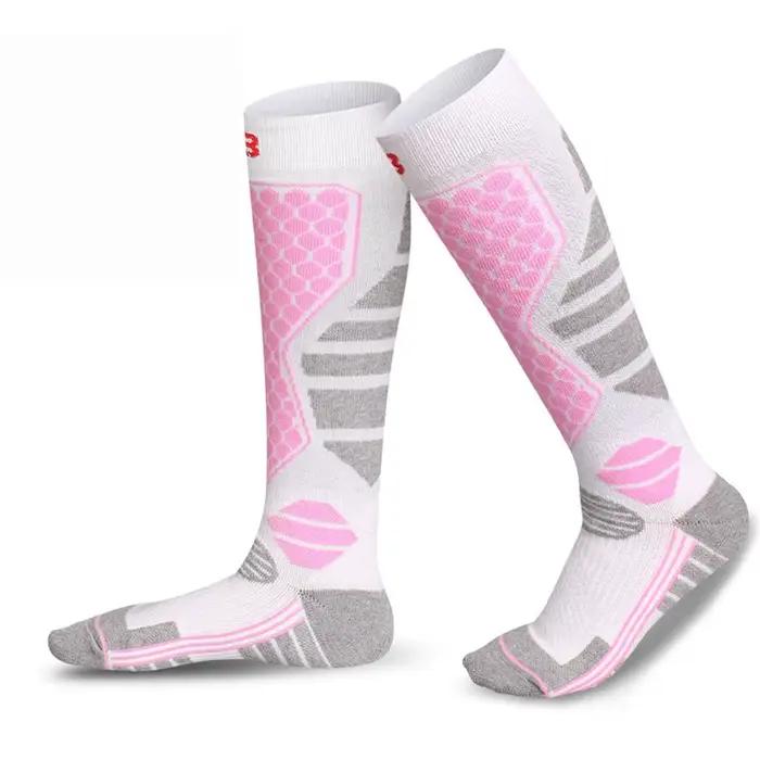 Chaussettes de Ski chaudes d'hiver, antidérapantes, épaisses, respirantes, à Compression, pour Snowb