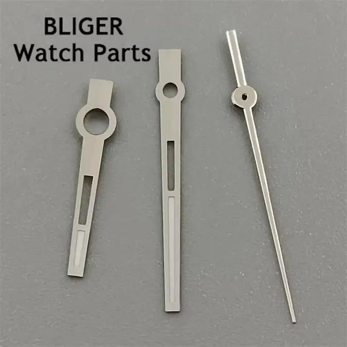 BLIGER-Aiguilles de Montre en Argent, Or Rose, Vert, Shoous, Adaptées au Mouvement NH34, NH35, NH36,