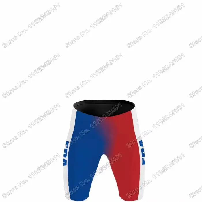 Maillot de Cyclisme France 2025,Vêtements de cyclisme Équipe nationale française,Costume chemise de 