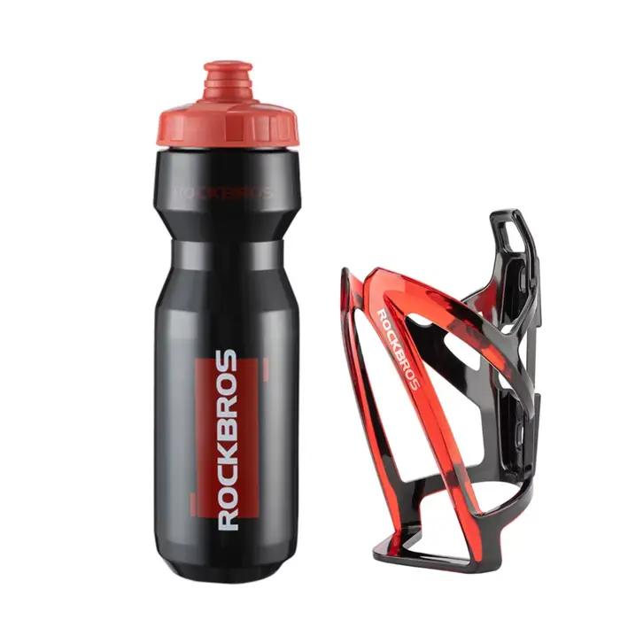 Bouteille d'eau pour vélo ROCKBROS, en plastique, pour course à pied en plein air, gourde de sport, 