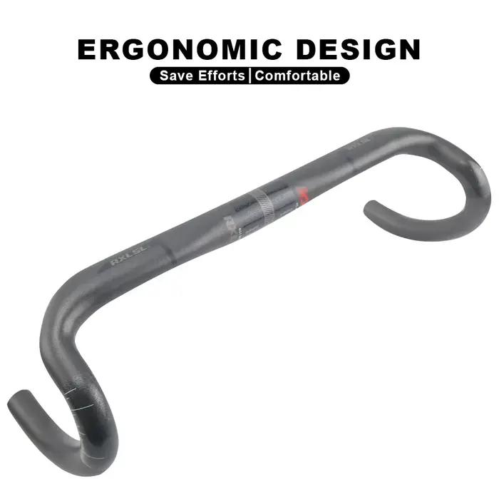 RXL SL 31.8mm barre de chute en carbone guidon de vélo de route 380/400/420/440mm UD mat routage ext