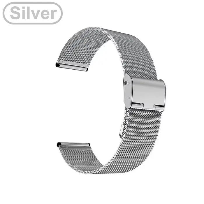 Garmin Vivoactive 3 4 4s Bracelet de montre en métal milanais pour Garmin Accessoires Forerunner 245