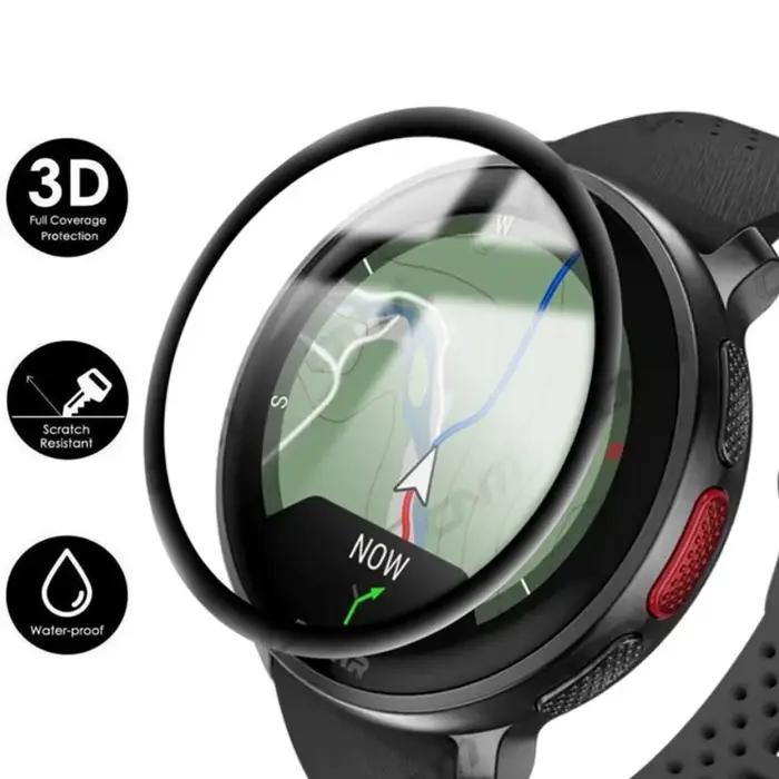 Film de protection transparent à bord souple incurvé 3D, couverture complète pour montre intelligent