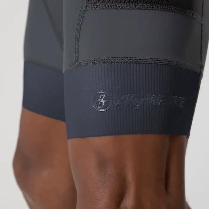 YKYWBIKE – Shorts de vélo rembourrés pour hommes, collants de sport confortables à 2 poches, coupe c