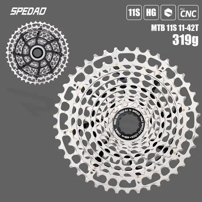 SPEDAO-Cassette de vélo SLInter, 11V 11-42T HG 11 s, livraison CNC k7 11V pour VTT GX bronchNX M8000