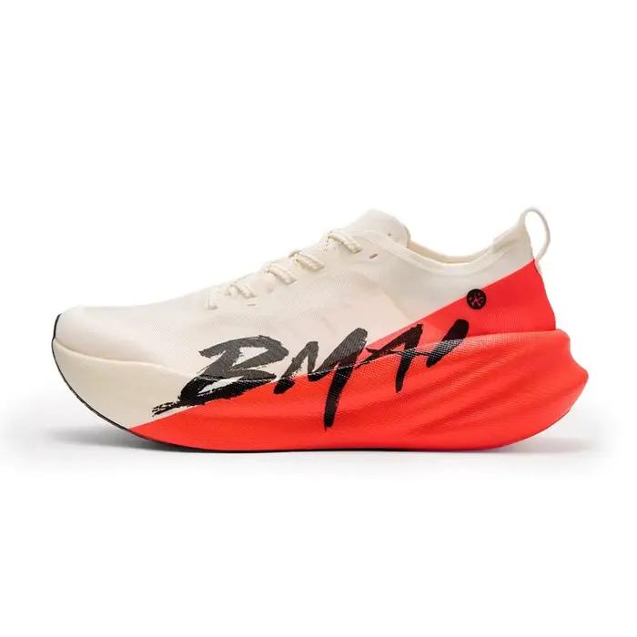 Chaussures de course de marathon BMAI 42 km pour hommes et femmes, baskets de luxe à plaque de carbo