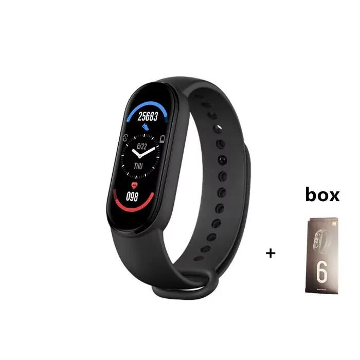 M6 montre intelligente hommes femmes moniteur Fitness sport bande intelligente Fitpro Version musiqu