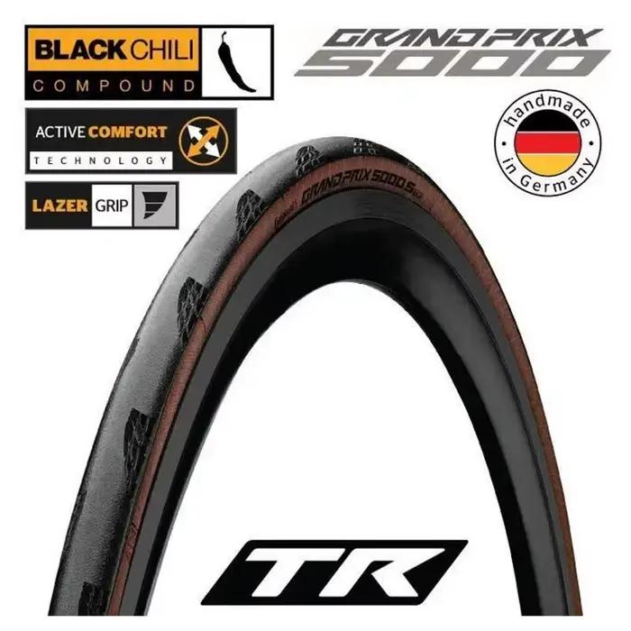 Continental-Vélo de route Tubeless Ready, Grand Prix 5000, 700x25, 32C, GP5000 STR, TT TR 700X28C, V