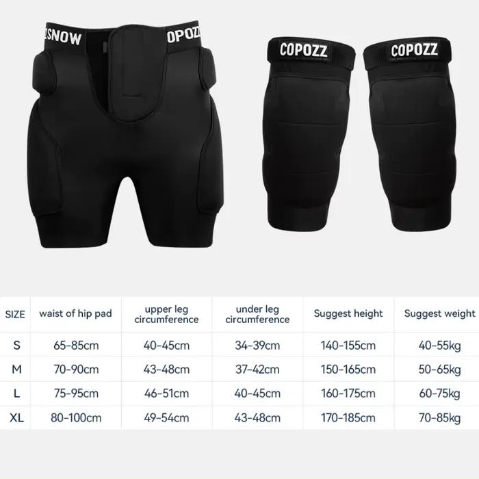 COPOZZ Sports plication Ski Skate 506 Protection Ski Protecteur Genouillères Patinage Protection Han