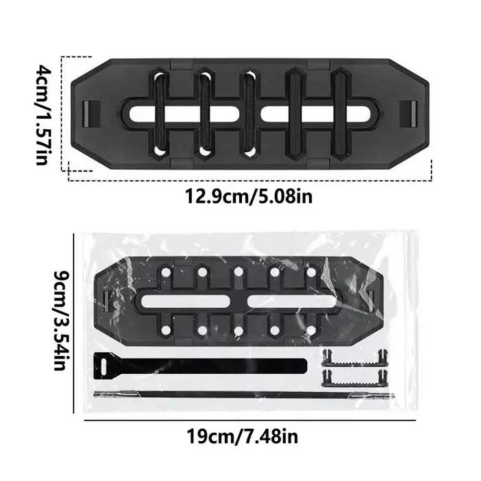 Support pour gel énergétique pour vélos, vélos de route et VTT, avec boucles élastiques et anneaux d