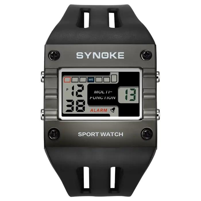 Montre de sport numérique pour hommes, grands chiffres, grand cadran à grands chiffres, facile à lir