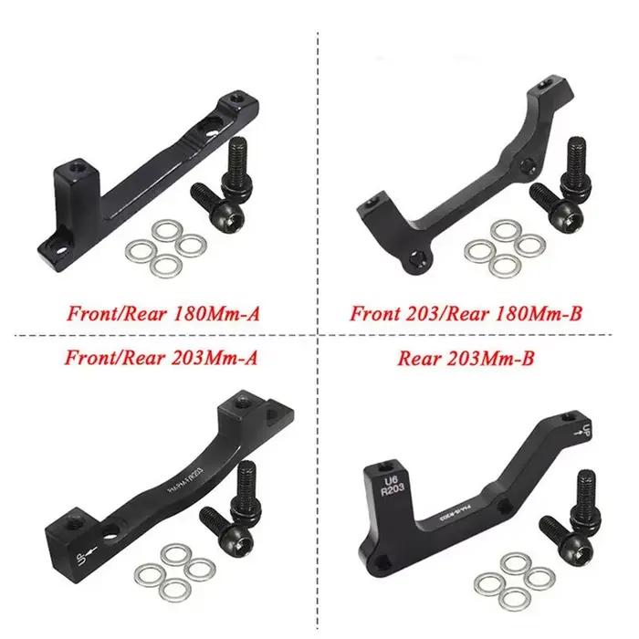 Adaptateur d'étrier de vtt PM/IS avant arrière 180/203mm, Rotors de frein à disque de vélo, adaptate