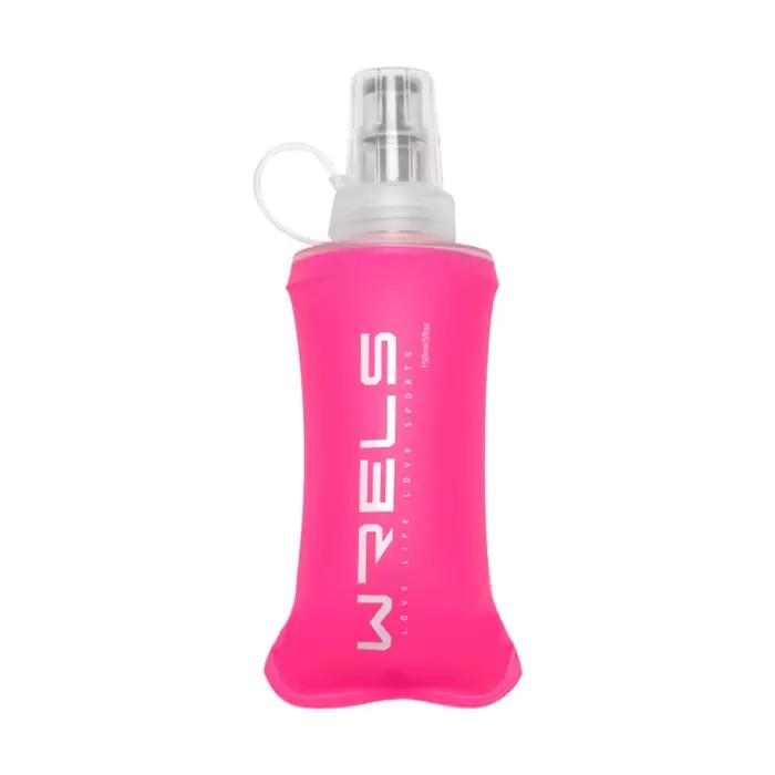 WRELS Camping bouteille d'eau douce boire Sport sac pliant flacon en plein air course hydratation Pa