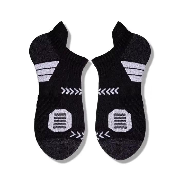Chaussettes de sport professionnelles pour hommes, rembourrées en éponge, antidérapantes, pour baske