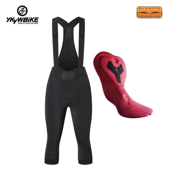 Ykywbike-Cuissard à bretelles de cyclisme pour femme, short rembourré petitalienne, collants de vélo