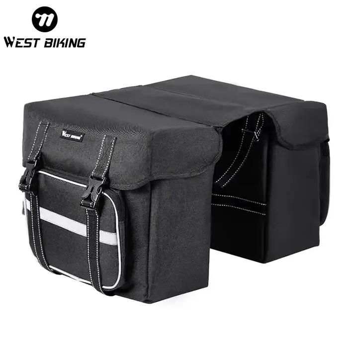 WEST VÉLO Vélo Siège Arrière Sac 25L Grande Capacité En Plein Air Porte Bagages Sacs Vélo VTT Route 