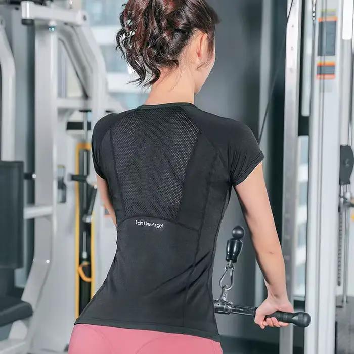 Vêtements de sport pour femmes, pour la course à pied, le jogging, sans couture, manches longues, ch