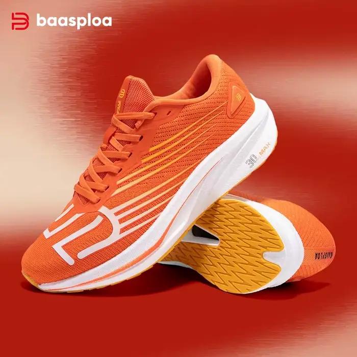 Baasploa-Chaussures de course professionnelles pour hommes et femmes, baskets de sport, de jogging, 