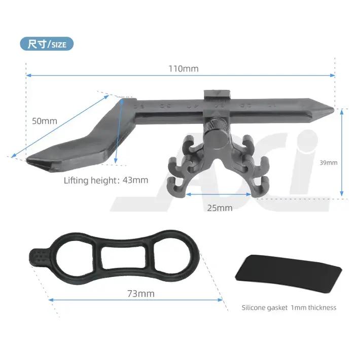 Indicateur de cadran d'installation Portable de vélo, Mini outil de réglage de roue, réglage Triple,