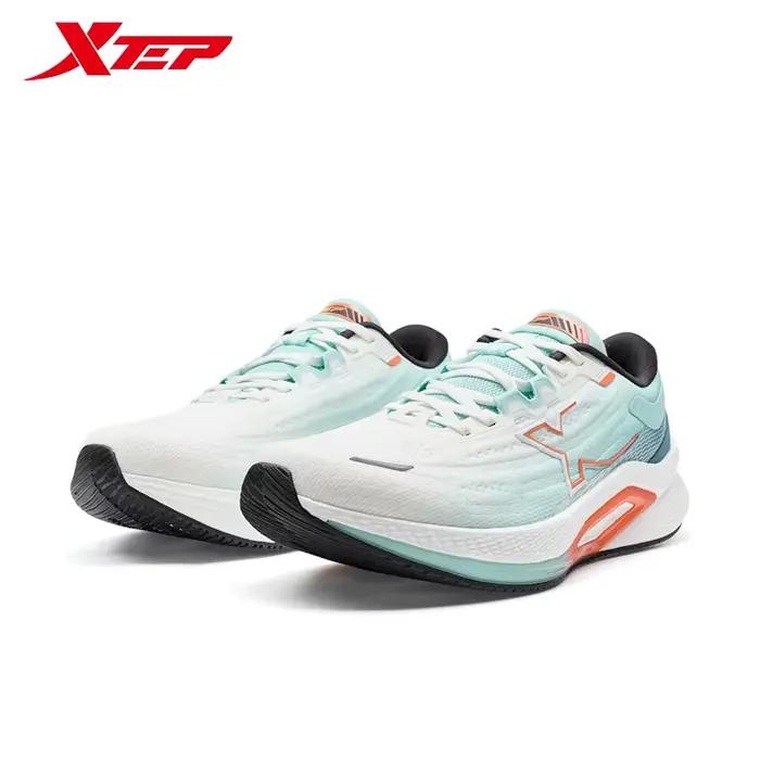 Xtep Tancheng-Chaussures de course professionnelles pour hommes, baskets en maille respirante, absor