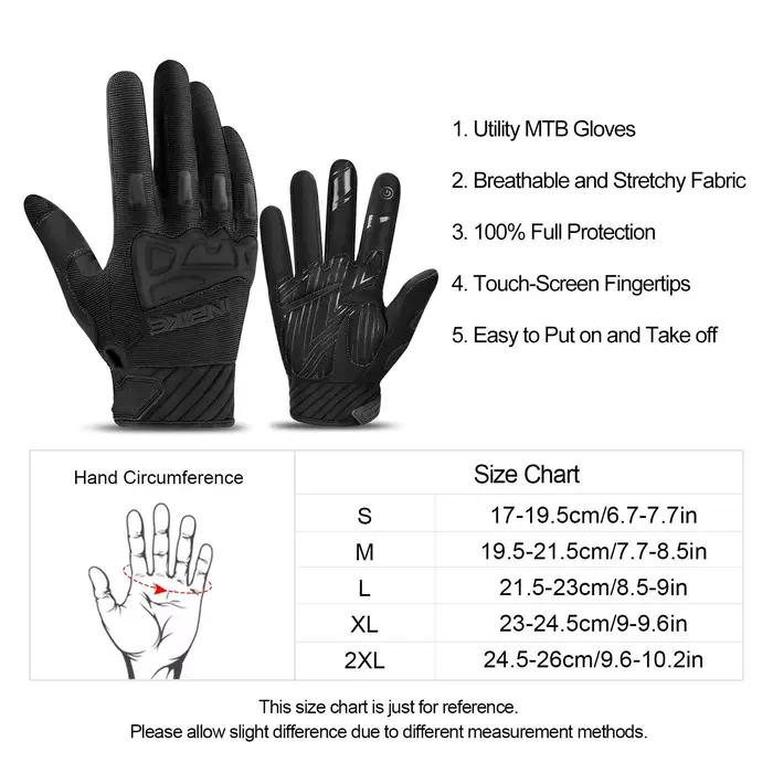 Gants de vélo INBIKE MTB pour homme, gants de sport tactiles pour homme, gants de vélo de montagne p