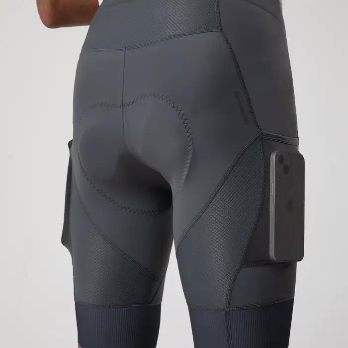 YKYWBIKE – Shorts de vélo rembourrés pour hommes, collants de sport confortables à 2 poches, coupe c