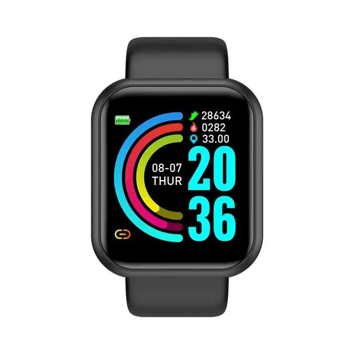 Montre connectée pour femmes et hommes, moniteur de fréquence cardiaque, électronique, Fitness, Calo