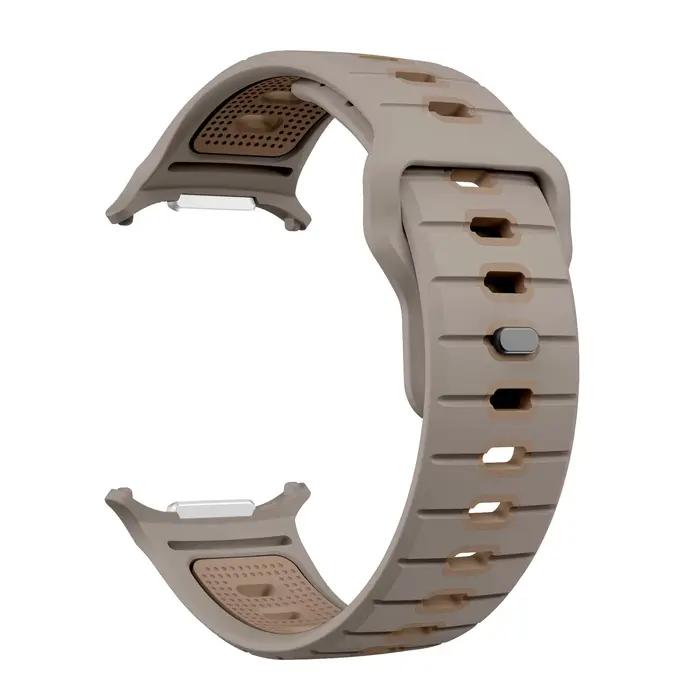 Bracelet sport en silicone bicolore officiel pour Samsung Galaxy Watch Ultra 47 mm (2025)