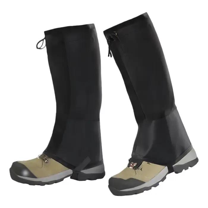 Guêtres imperméables pour la randonnée, protections réglables contre la neige, le sable et la pluie,