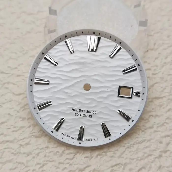 Accessoires de la collection Evolution 9, cadran de montre en bois de bouleau SLGH005G, pièces de mo