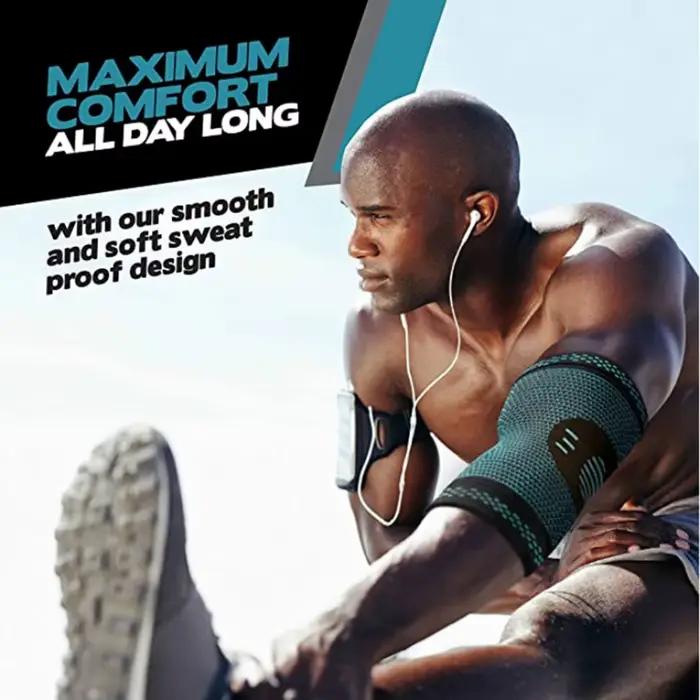 1 pièces élastique coudière bras Sport soutien coude Sport sécurité Cotoveleira respirant bras manch