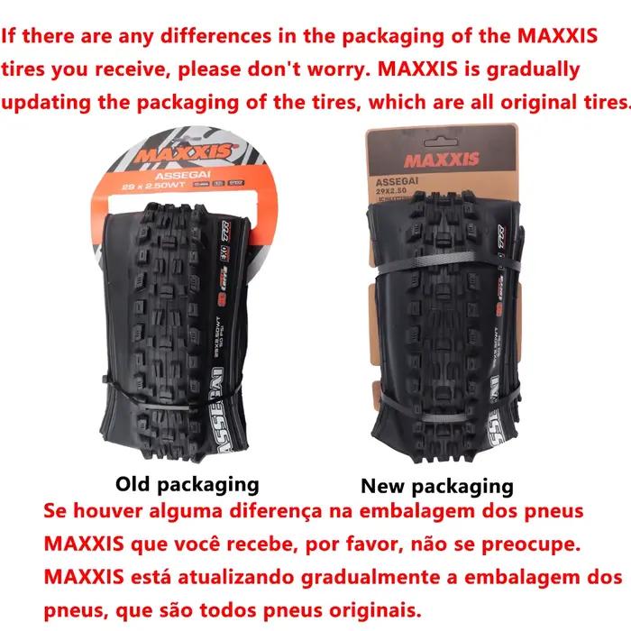 MAXXIS ASSEGAI pneus de vélo Anti-crevaison d'origine sans tube prêt EXO 27.5 29 pour toutes les con