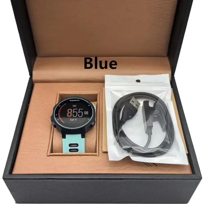 Montre de sport GPS Garmin Forerunner 735XT (d'occasion) compatible avec les langues russe, espagnol