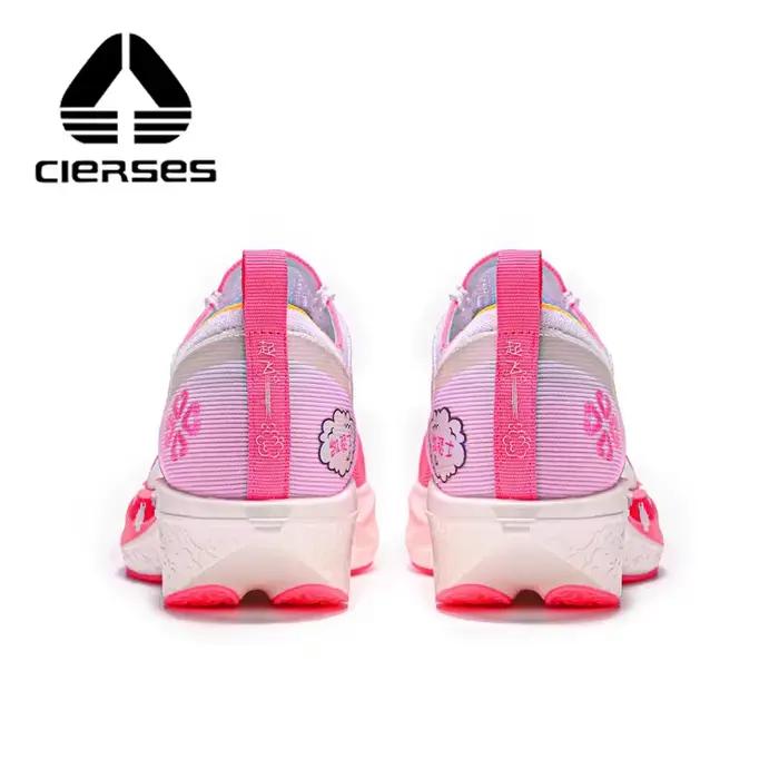 CIERSES-Chaussures de course en fibre de carbone pour homme, souliers de marathon professionnels, so