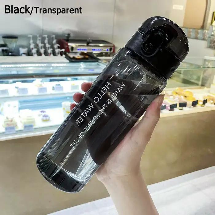 Bouteille d'eau transparente de sport 780ml, Portable, pour voyage, salle de sport, bouteille transp
