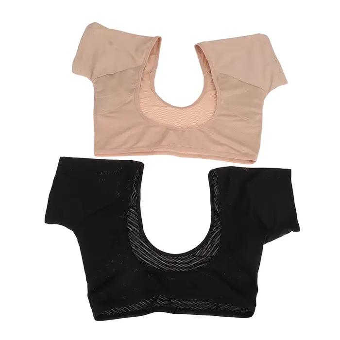Coussinets anti-transpiration pour T-shirt, 1 pièce, gilet anti-transpiration sous les aisselles, chemise anti-transpiration lavable, protection contre la sueur pour femmes et filles