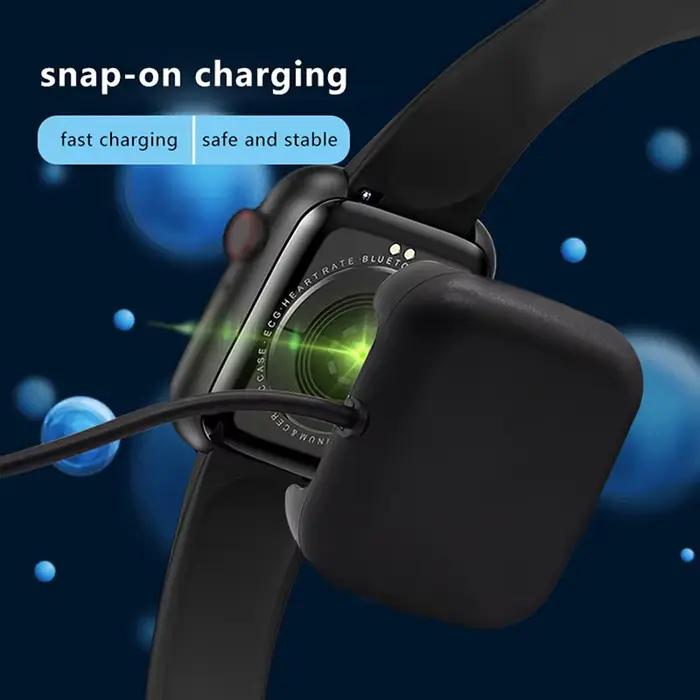 Câble de chargement magnétique pour montre intelligente, adaptateur rechargeable USB pour montre intelligente HW18