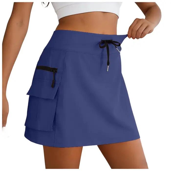 Jupe-short cargo de randonnée pour femme