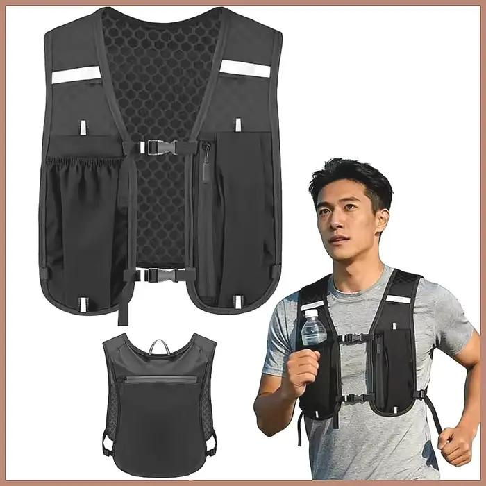 Gilet d'hydratation imperméable pour la course à pied