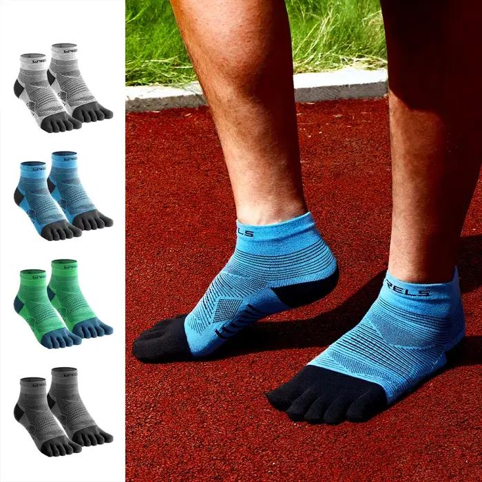 Coolmax – chaussettes basses à cinq doigts pour hommes