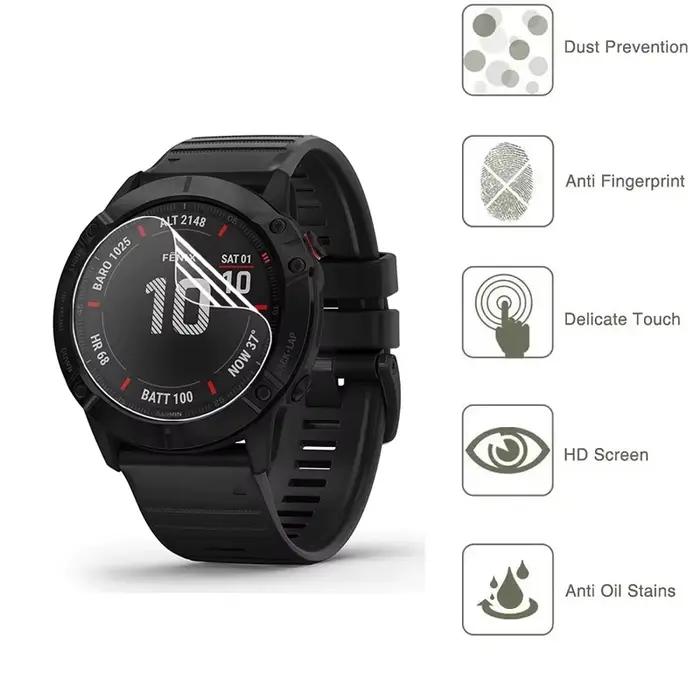 Film de montre Hydrogel pour Garmin Fenix 7 7x 7s 6 6s 6x Pro 5 5s 5x Plus