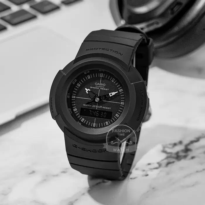 MOL hommes G-SHOCK Top marque de luxe ensemble petit carré Bluetooth tendance surf Quartz AW-500BB sport militaire