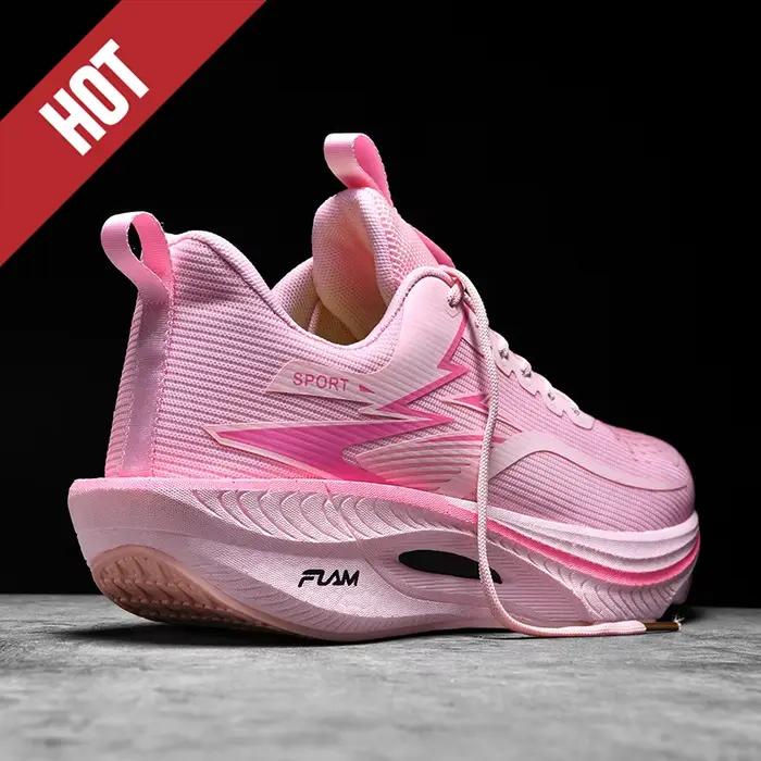 Hommes chaussures de course de sport Marathon coussin d'air respirant léger confortable femmes en plein Air athlétique baskets Jogging Tenis