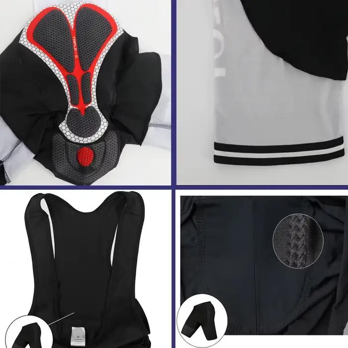 Ensembles de maillots de cyclisme à manches courtes pour hommes, avec coussins en gel respirants, disponibles en plusieurs couleurs, idéaux pour les sorties estivales et les compétitions de vélo
