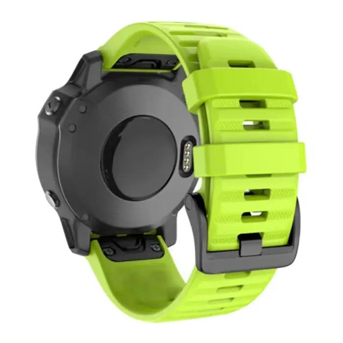 Bracelet de montre en silicone pour Garmin Fenix 6 6X Pro 5 5S 5X Plus 3HR Fenix7 7X Compatible avec plusieurs modèles d'horloges sportives et intelligentes pour hommes et femmes