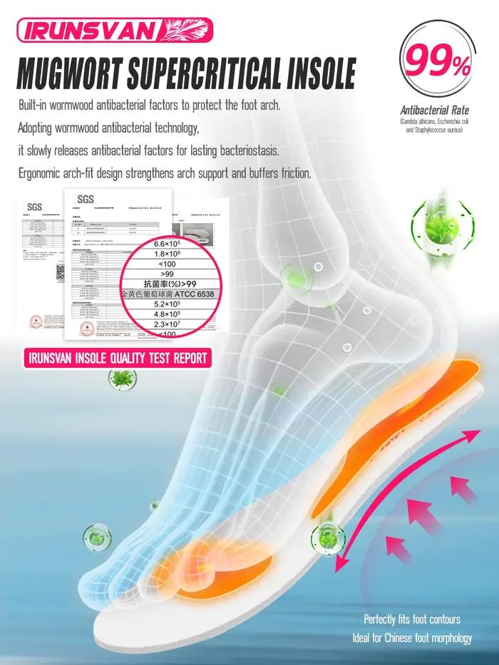 Chaussures de course polyvalentes sans lacets IRUNSVAN pour débutants et coureurs avancés