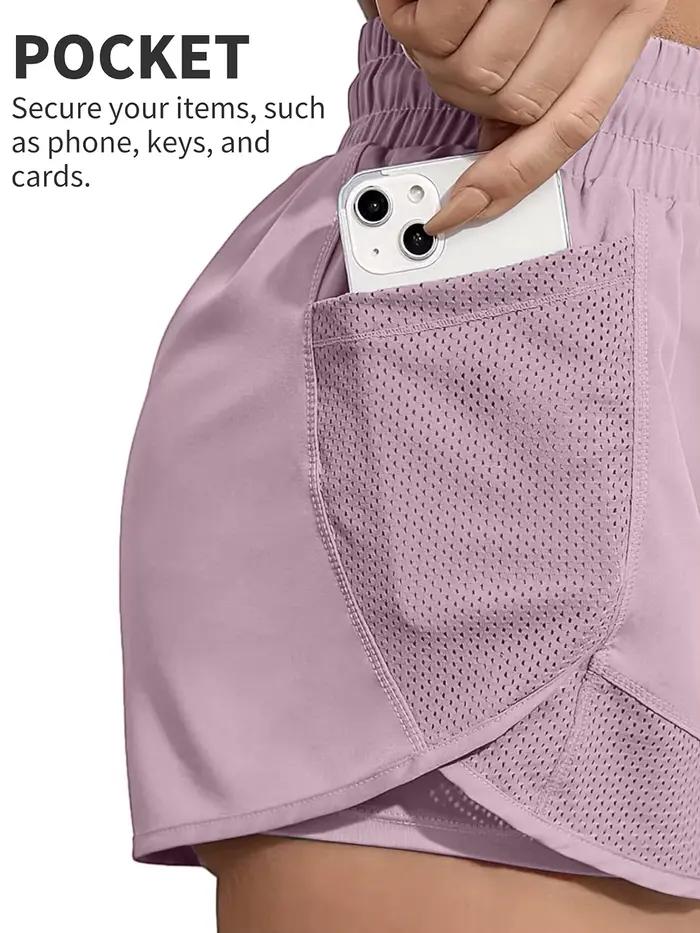 Shorts de course 2 en 1 pour femmes